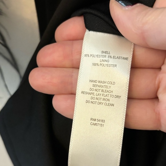 Eliza J Feather Cuff Black Mini Cocktail Dress - Picture 5 of 9